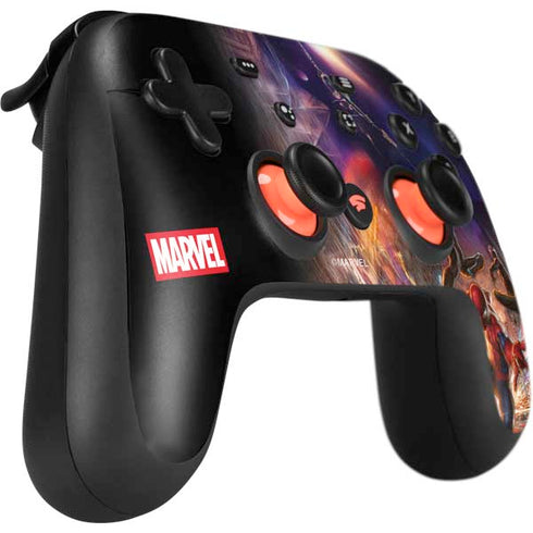 Marvel Spiderman Group Wall Google Stadia Controller Skin